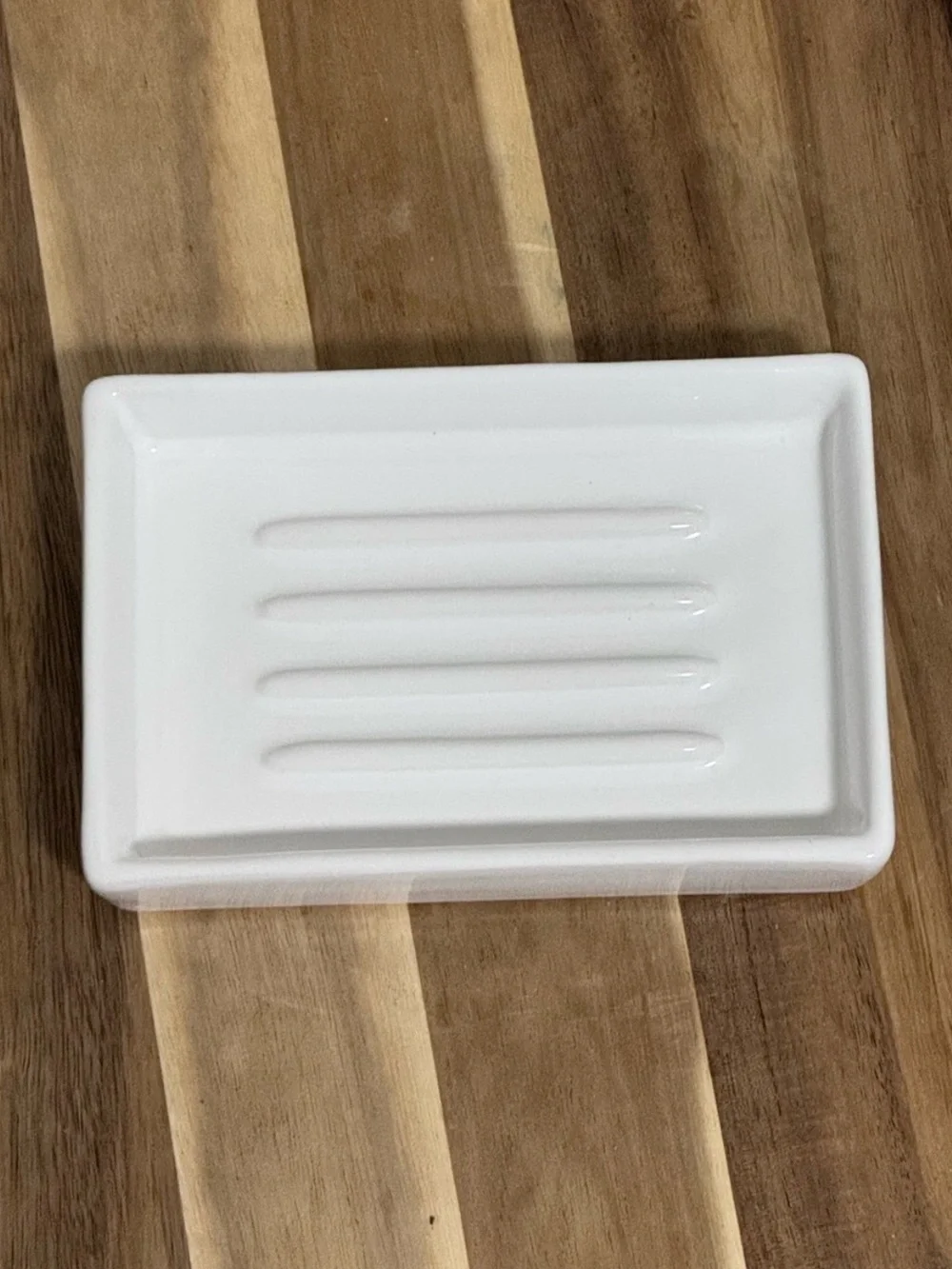The White Company Ceramic Soap Dish White Like New